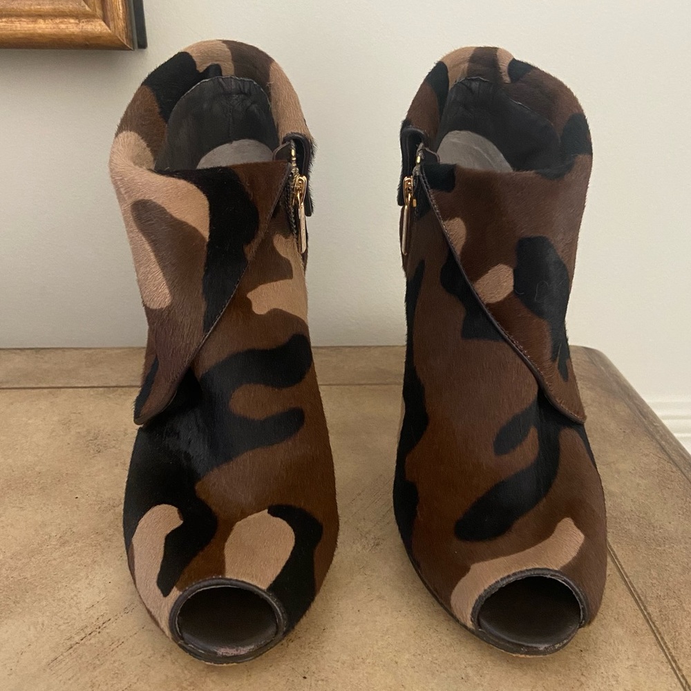 MICHAEL Michael Kors Camo Calf Hair Booties